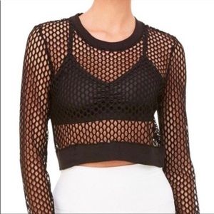ALO Yoga Mesh Crop Top